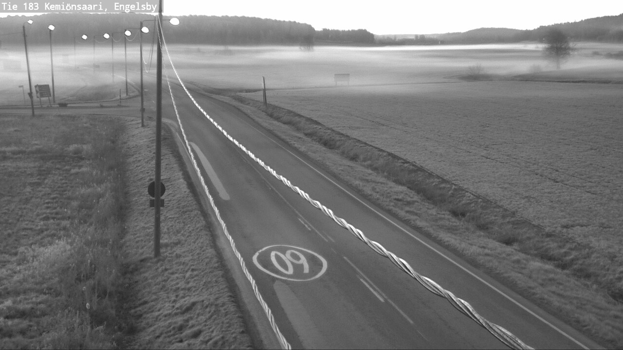 Weather Camera Image Väg 183 Kimito, Engelsby, Kemiönsaari, Varsinais-Suomi