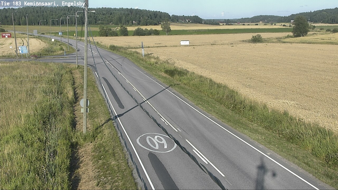 Weather Camera Image Road 183 Kemiönsaari, Engelsby, Kemiönsaari, Varsinais-Suomi