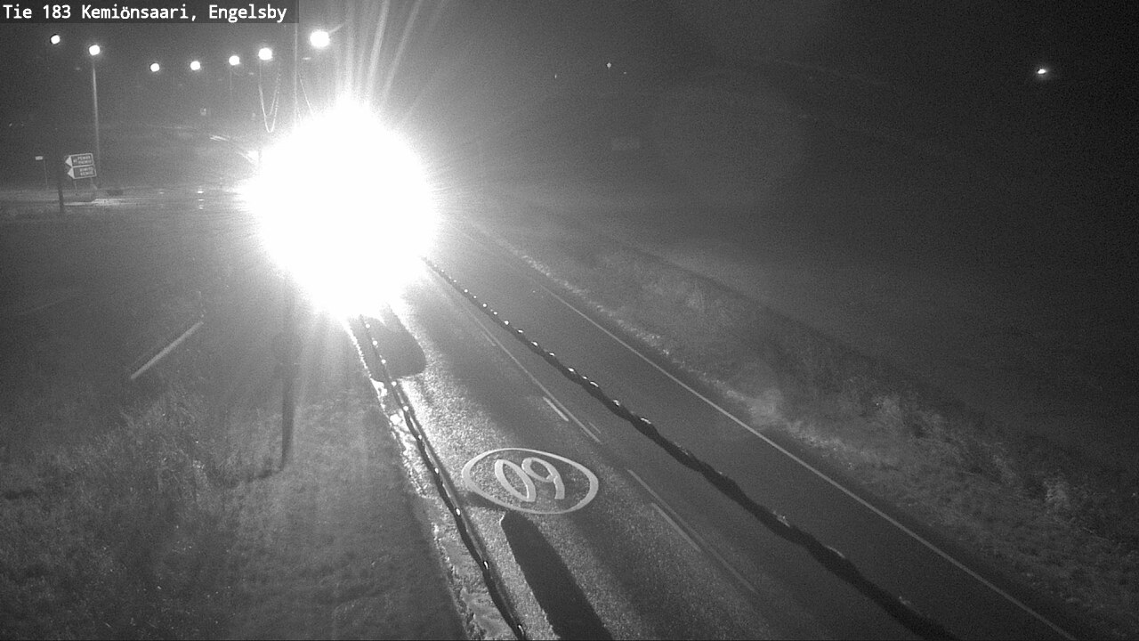 Weather Camera Image Väg 183 Kimito, Engelsby, Kemiönsaari, Varsinais-Suomi