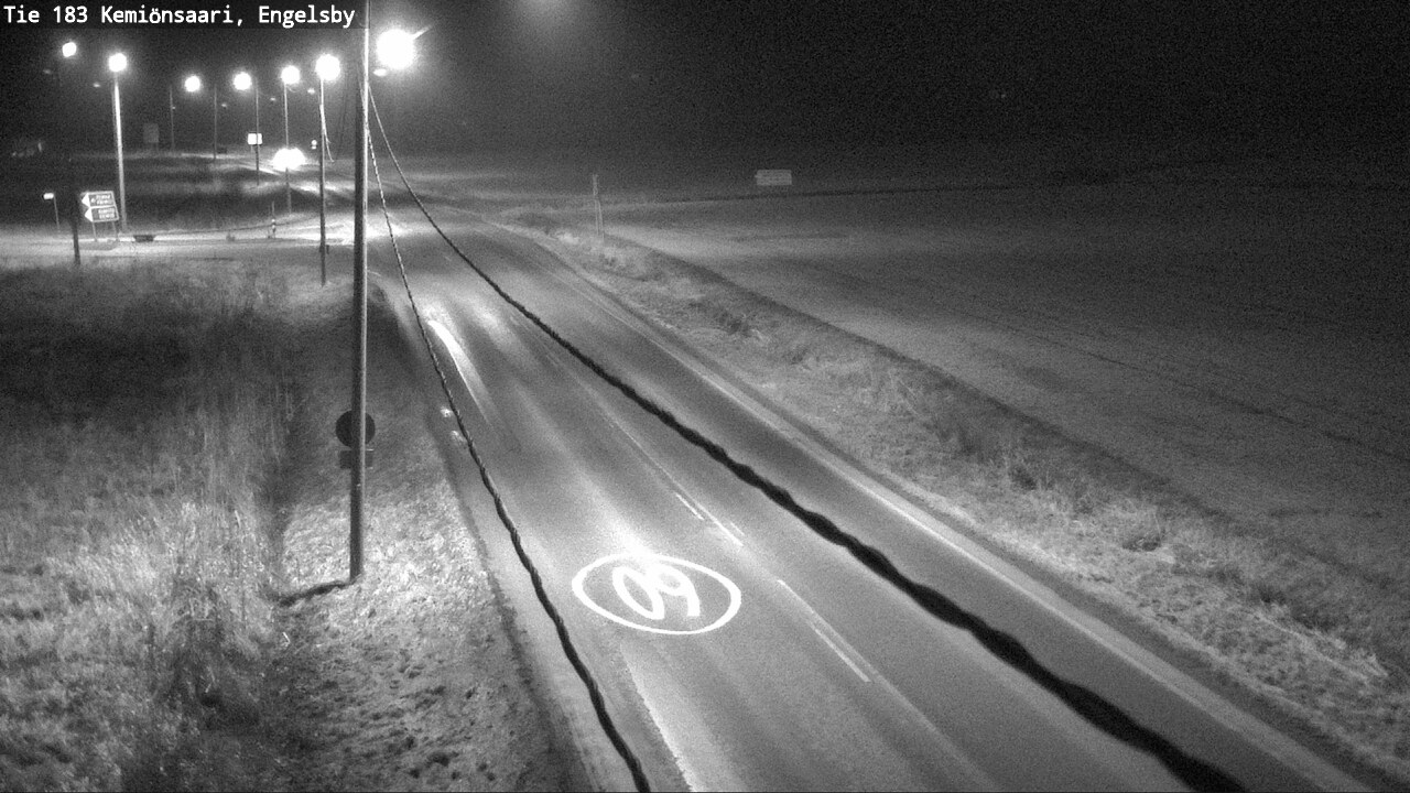 Weather Camera Image Väg 183 Kimito, Engelsby, Kemiönsaari, Varsinais-Suomi
