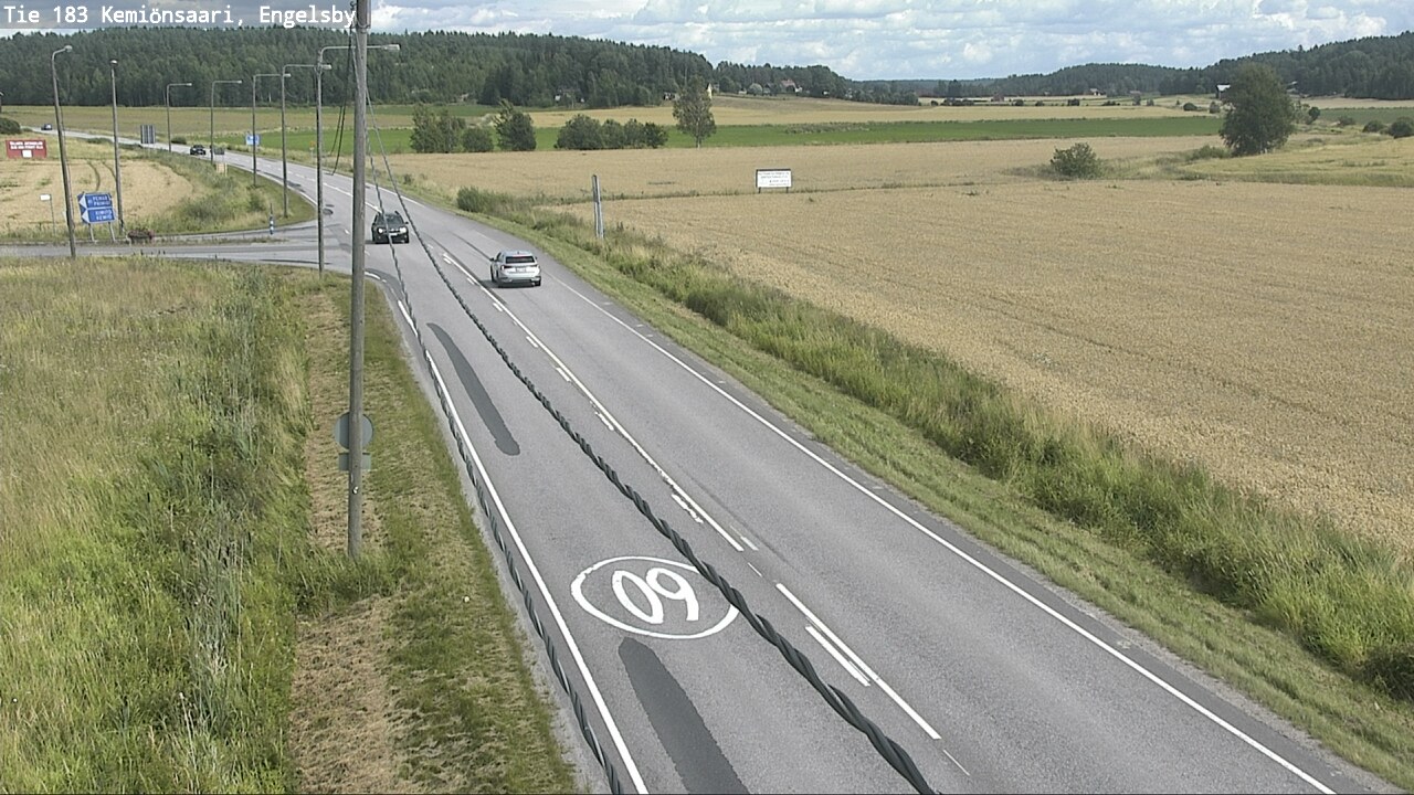 Weather Camera Image Road 183 Kemiönsaari, Engelsby, Kemiönsaari, Varsinais-Suomi