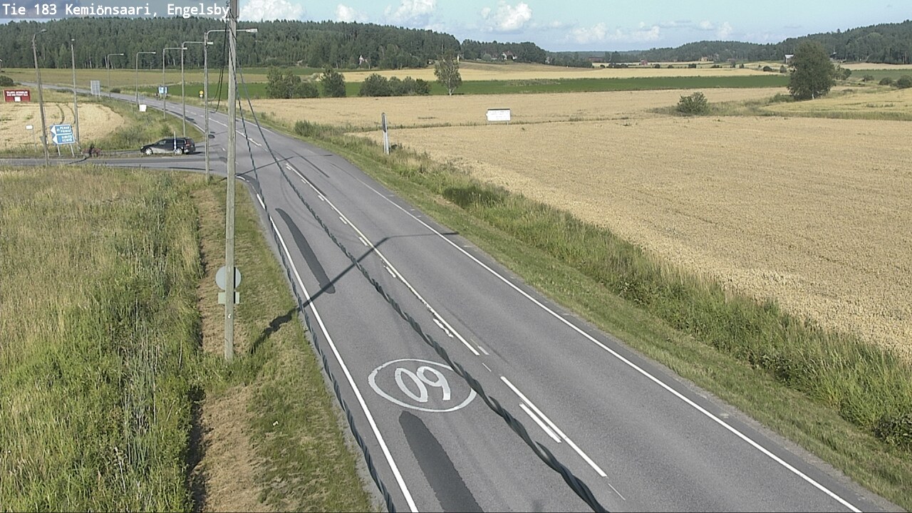 Weather Camera Image Road 183 Kemiönsaari, Engelsby, Kemiönsaari, Varsinais-Suomi