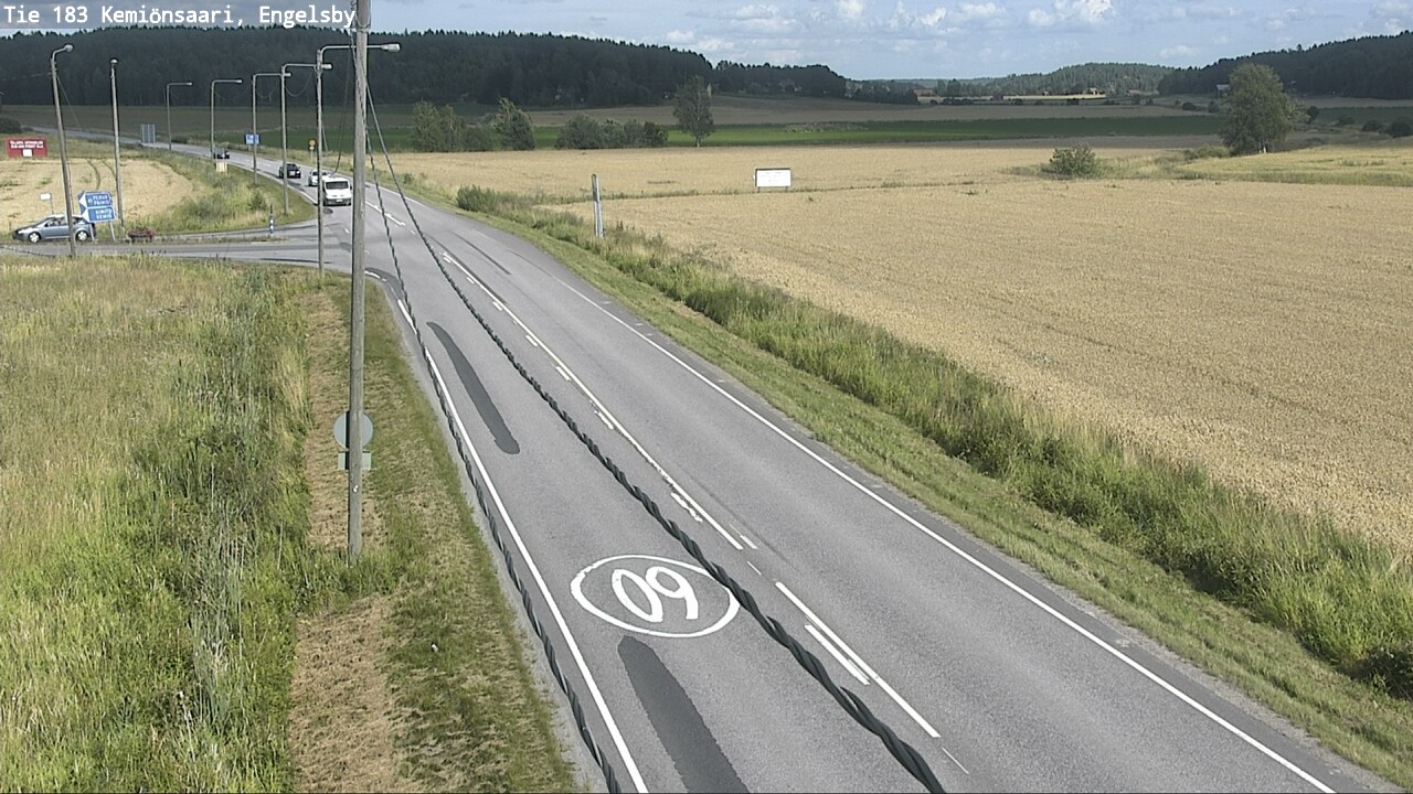 Weather Camera Image Road 183 Kemiönsaari, Engelsby, Kemiönsaari, Varsinais-Suomi