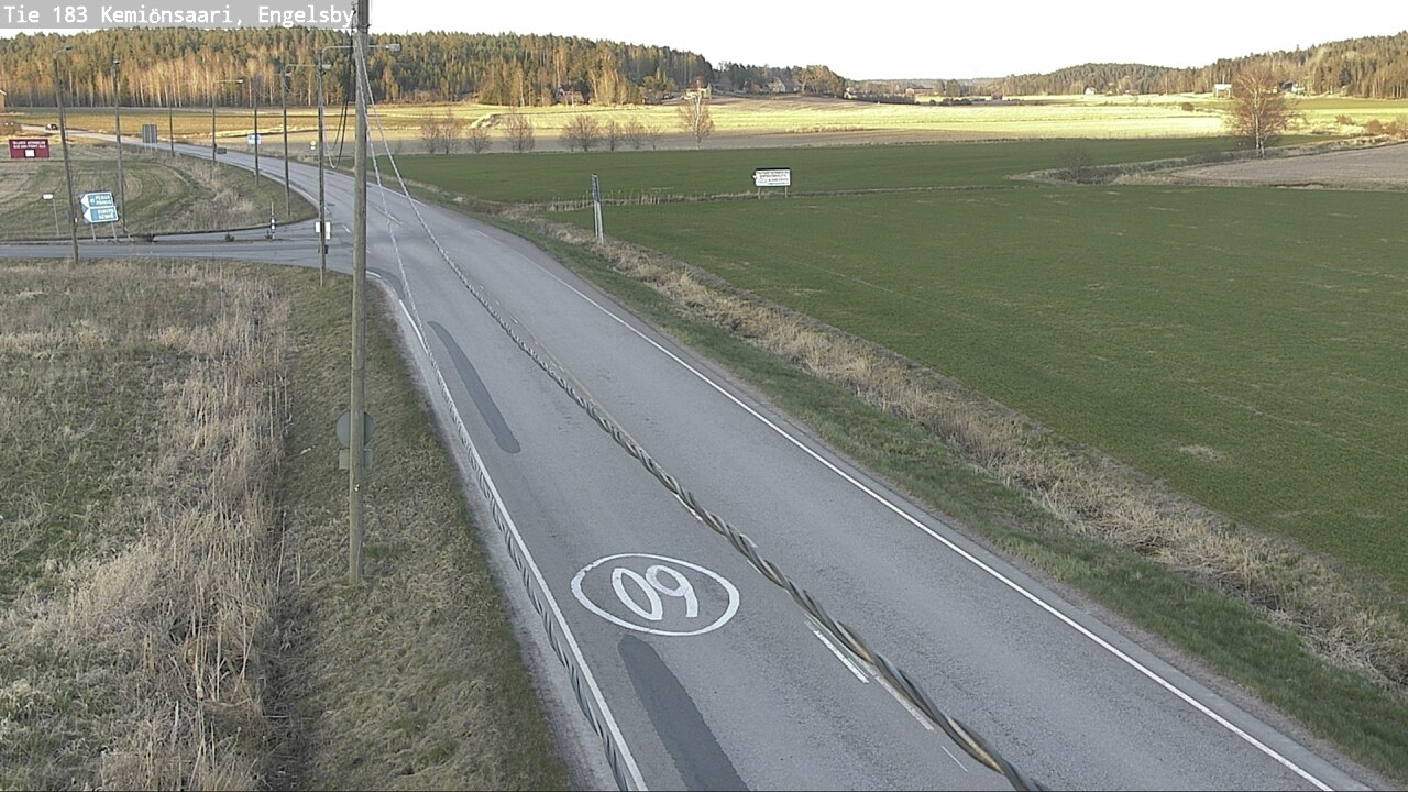 Weather Camera Image Road 183 Kemiönsaari, Engelsby, Kemiönsaari, Varsinais-Suomi