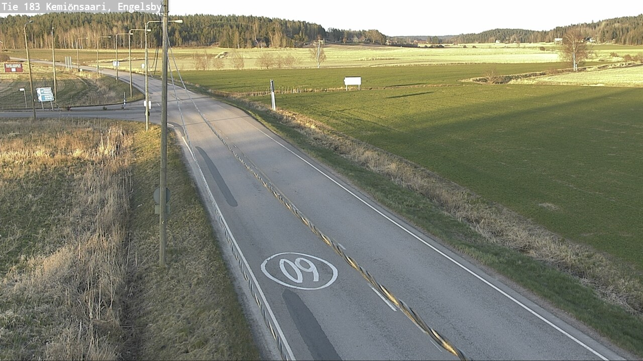 Weather Camera Image Road 183 Kemiönsaari, Engelsby, Kemiönsaari, Varsinais-Suomi