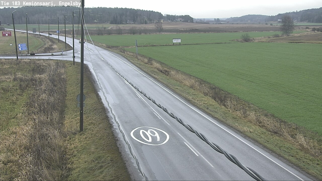 Weather Camera Image Väg 183 Kimito, Engelsby, Kemiönsaari, Varsinais-Suomi