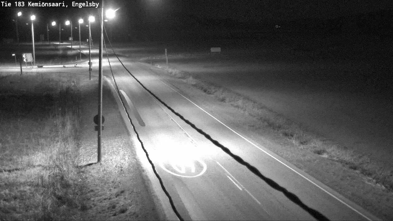 Weather Camera Image Väg 183 Kimito, Engelsby, Kemiönsaari, Varsinais-Suomi