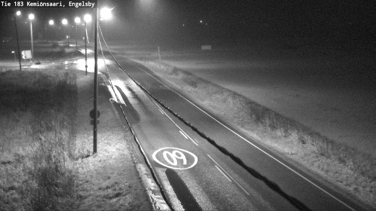 Weather Camera Image Väg 183 Kimito, Engelsby, Kemiönsaari, Varsinais-Suomi