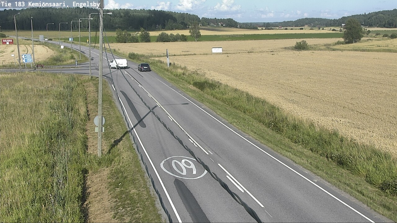 Weather Camera Image Road 183 Kemiönsaari, Engelsby, Kemiönsaari, Varsinais-Suomi