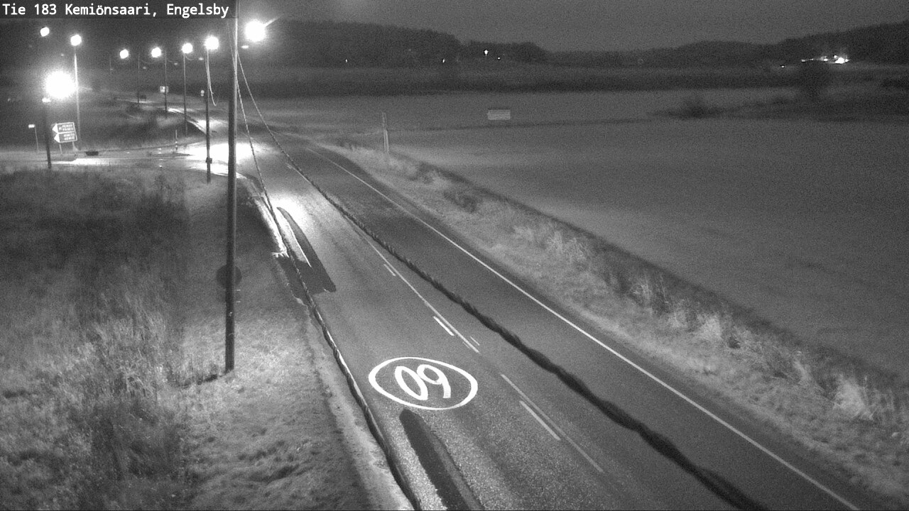 Weather Camera Image Väg 183 Kimito, Engelsby, Kemiönsaari, Varsinais-Suomi