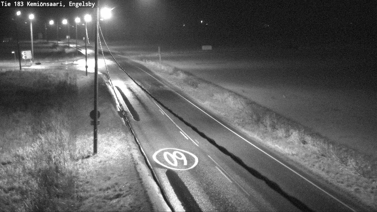 Weather Camera Image Väg 183 Kimito, Engelsby, Kemiönsaari, Varsinais-Suomi