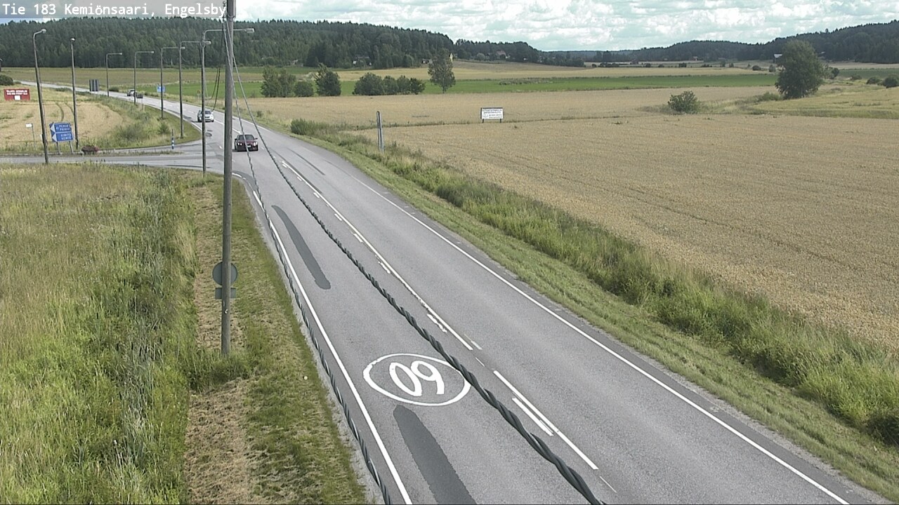 Weather Camera Image Road 183 Kemiönsaari, Engelsby, Kemiönsaari, Varsinais-Suomi