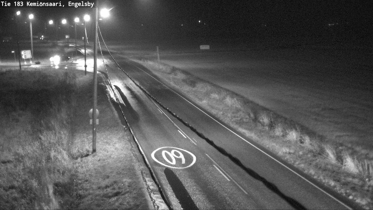 Weather Camera Image Väg 183 Kimito, Engelsby, Kemiönsaari, Varsinais-Suomi