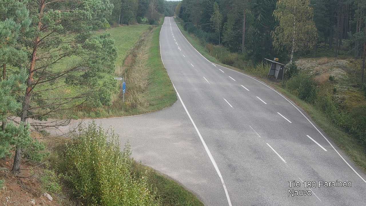 Weather Camera Image Road 180 Parainen, Nauvo, Galls, Parainen, Varsinais-Suomi