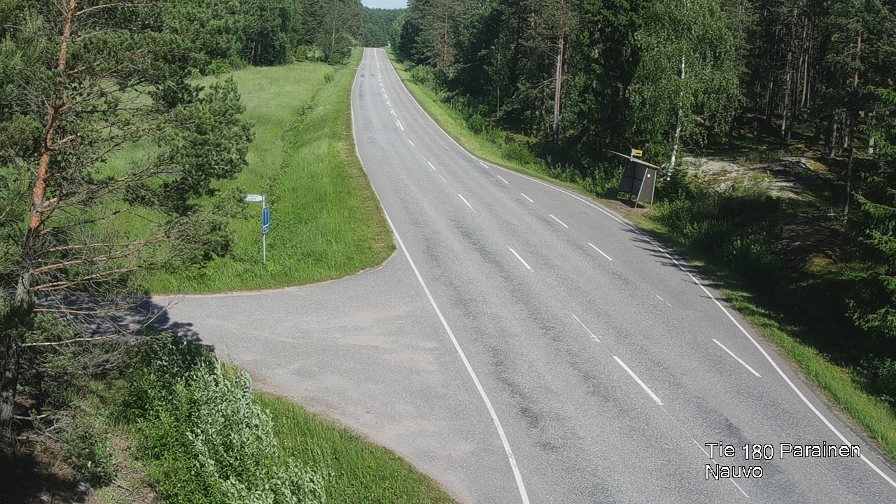 Weather Camera Image Road 180 Parainen, Nauvo, Galls, Parainen, Varsinais-Suomi
