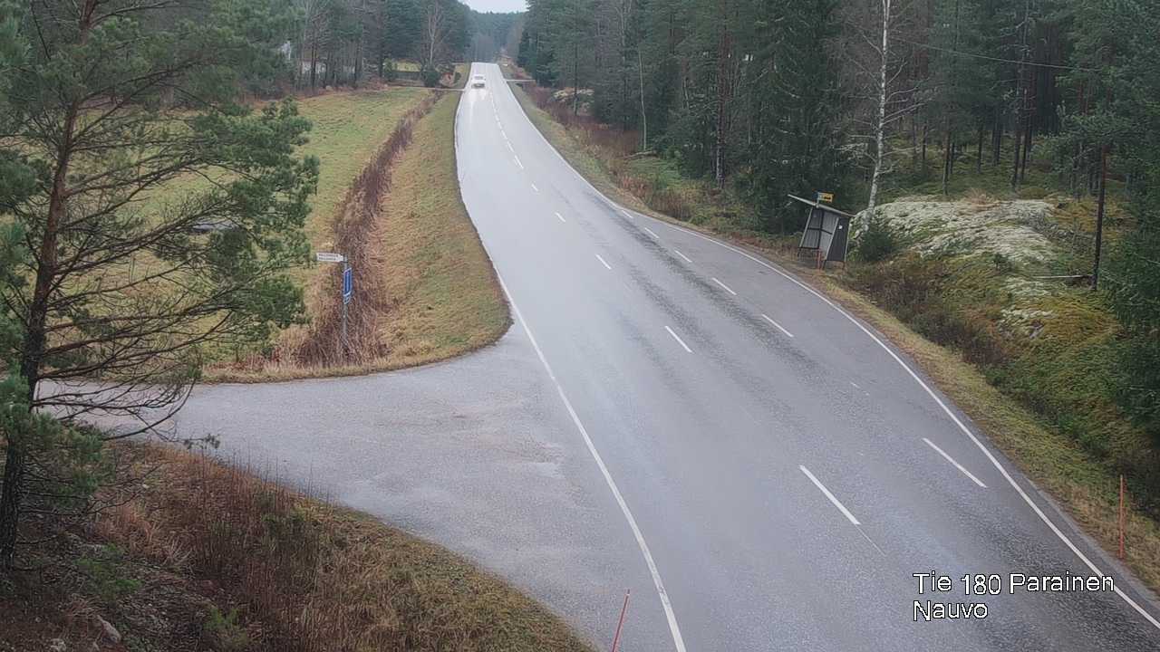 Weather Camera Image Väg 180 Pargas, Nagu, Galls, Parainen, Varsinais-Suomi