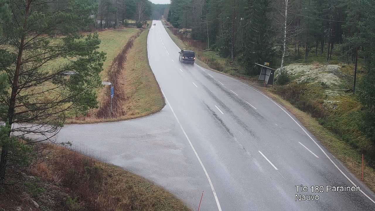 Weather Camera Image Väg 180 Pargas, Nagu, Galls, Parainen, Varsinais-Suomi