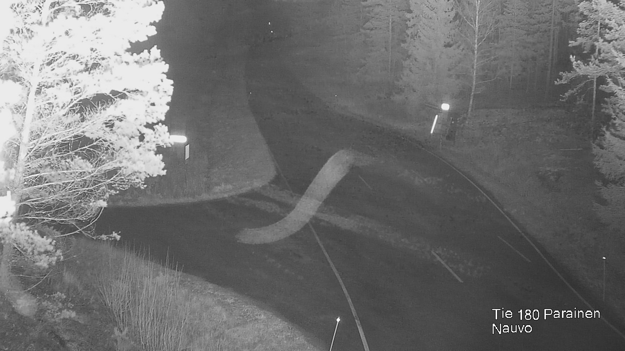 Weather Camera Image Väg 180 Pargas, Nagu, Galls, Parainen, Varsinais-Suomi