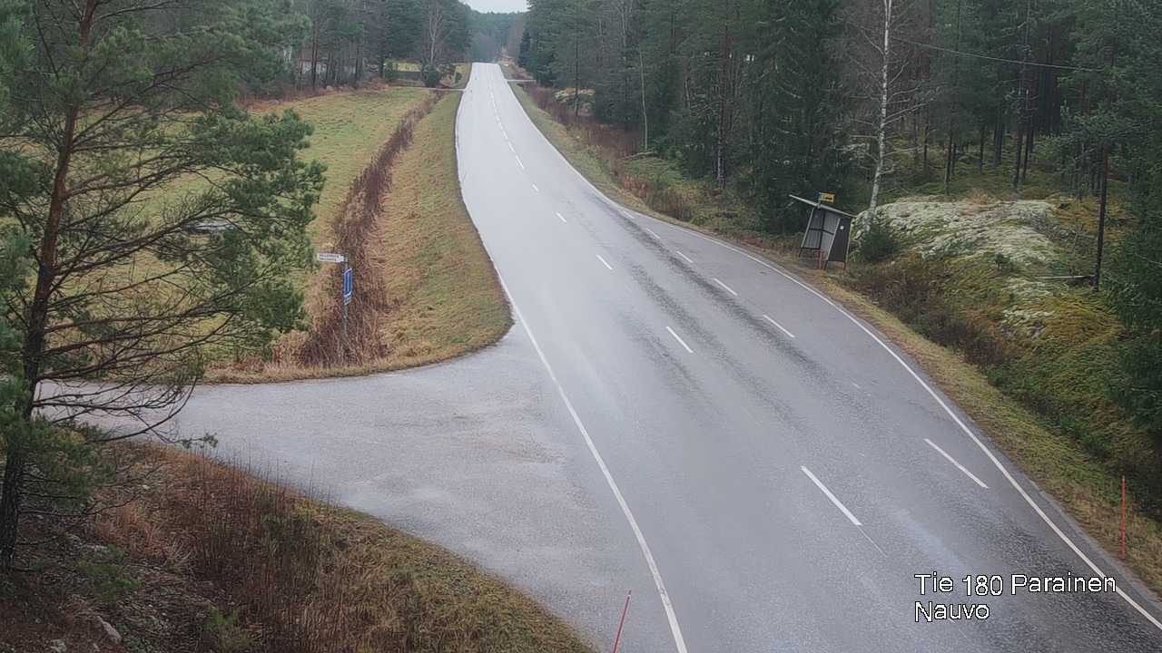 Weather Camera Image Väg 180 Pargas, Nagu, Galls, Parainen, Varsinais-Suomi