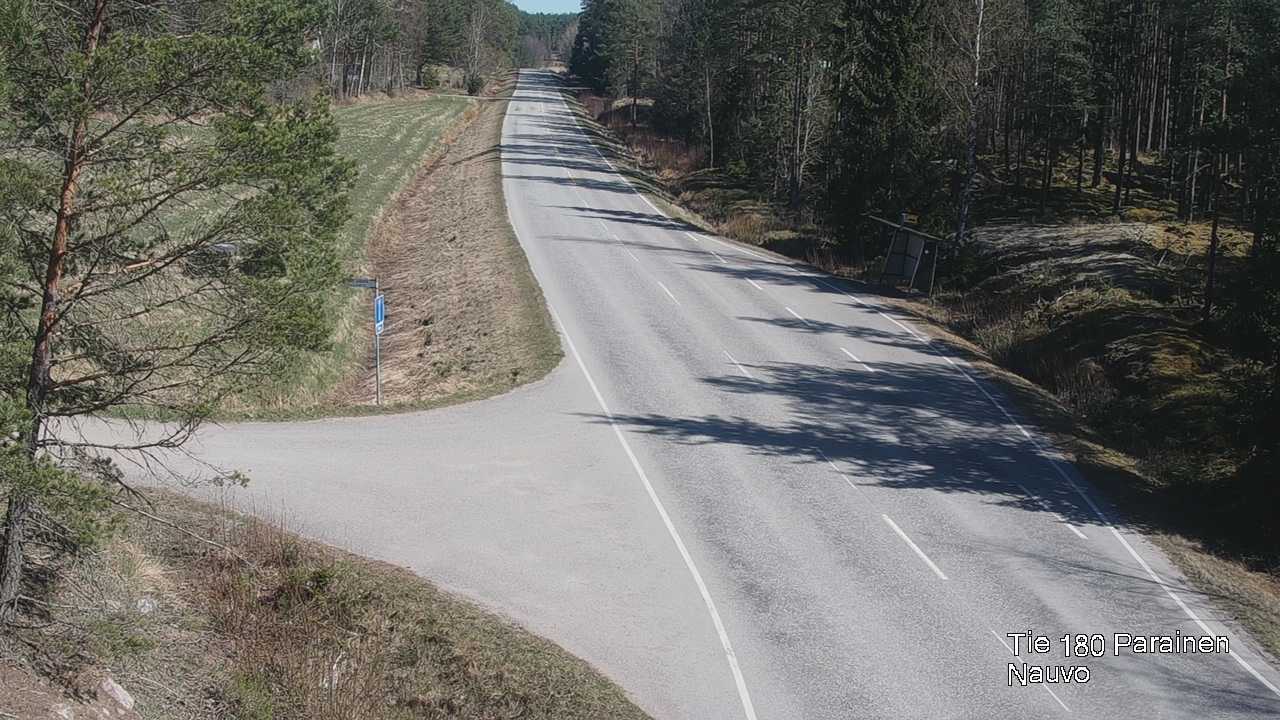 Weather Camera Image Road 180 Parainen, Nauvo, Galls, Parainen, Varsinais-Suomi