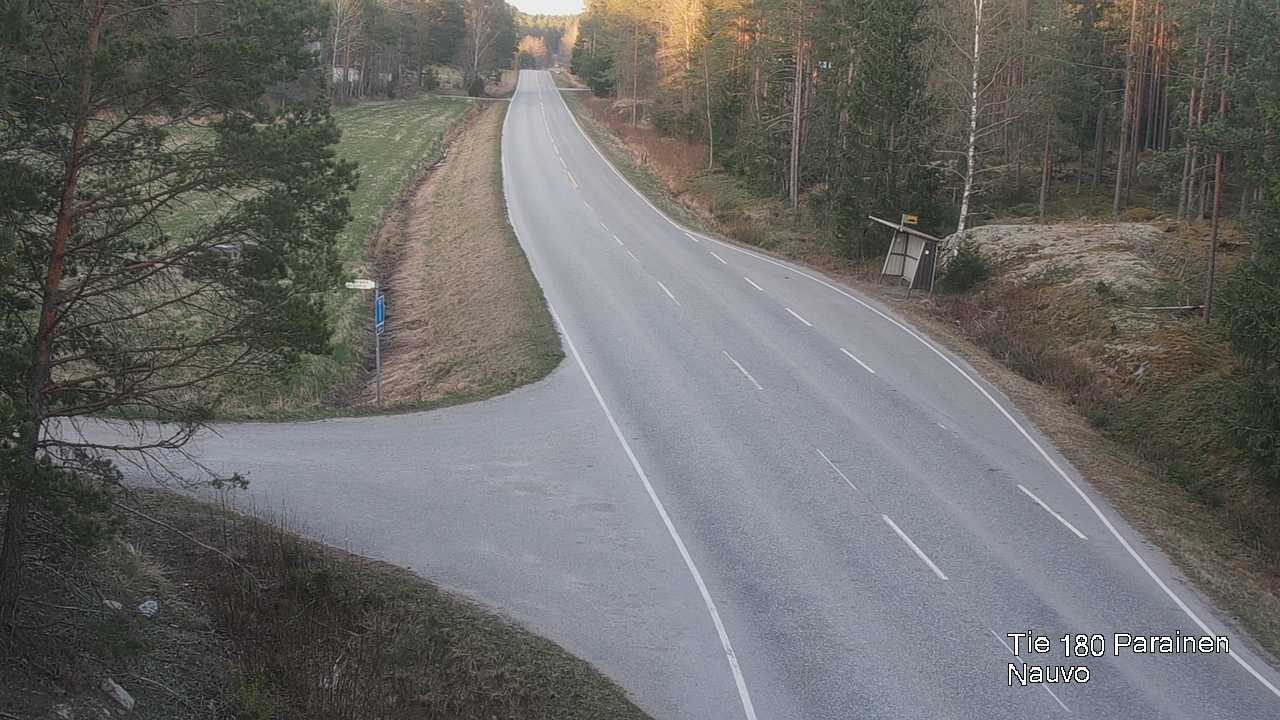 Weather Camera Image Road 180 Parainen, Nauvo, Galls, Parainen, Varsinais-Suomi