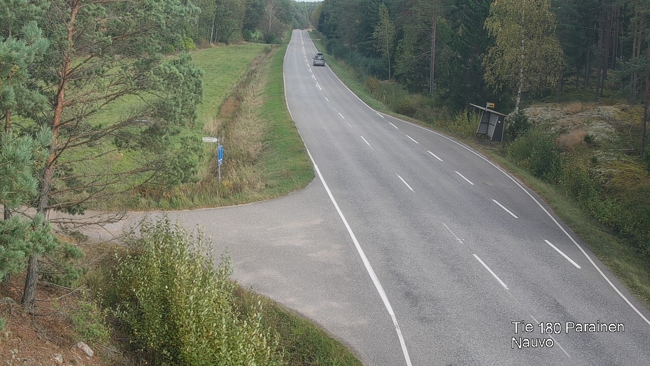 Weather Camera Image Road 180 Parainen, Nauvo, Galls, Parainen, Varsinais-Suomi