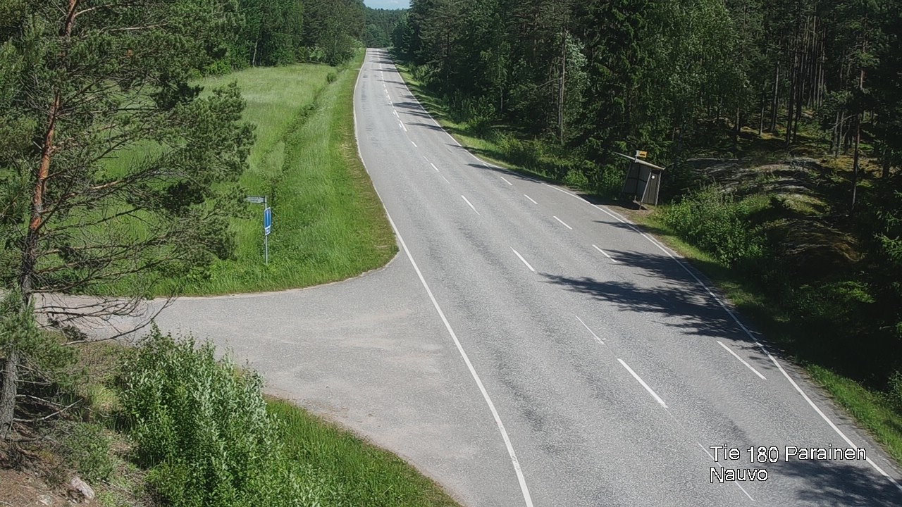 Weather Camera Image Road 180 Parainen, Nauvo, Galls, Parainen, Varsinais-Suomi