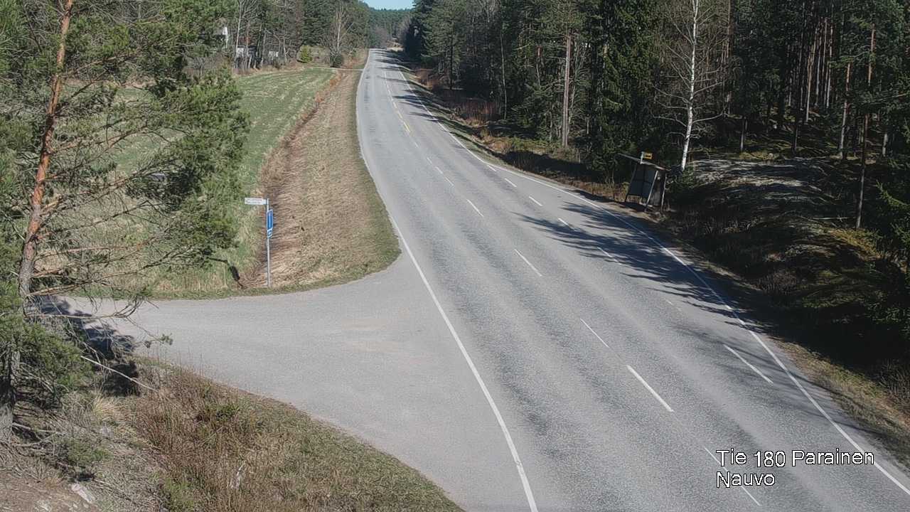 Weather Camera Image Road 180 Parainen, Nauvo, Galls, Parainen, Varsinais-Suomi