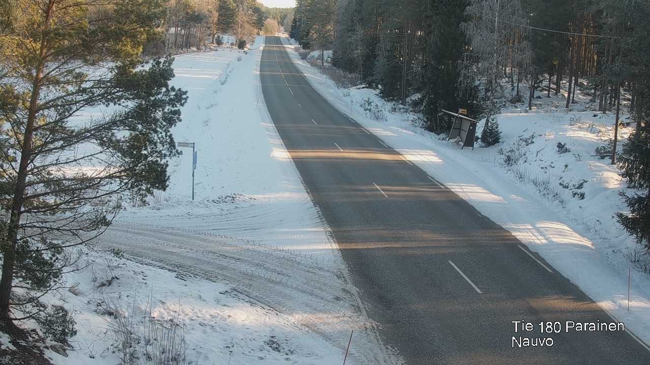 Weather Camera Image Road 180 Parainen, Nauvo, Galls, Parainen, Varsinais-Suomi