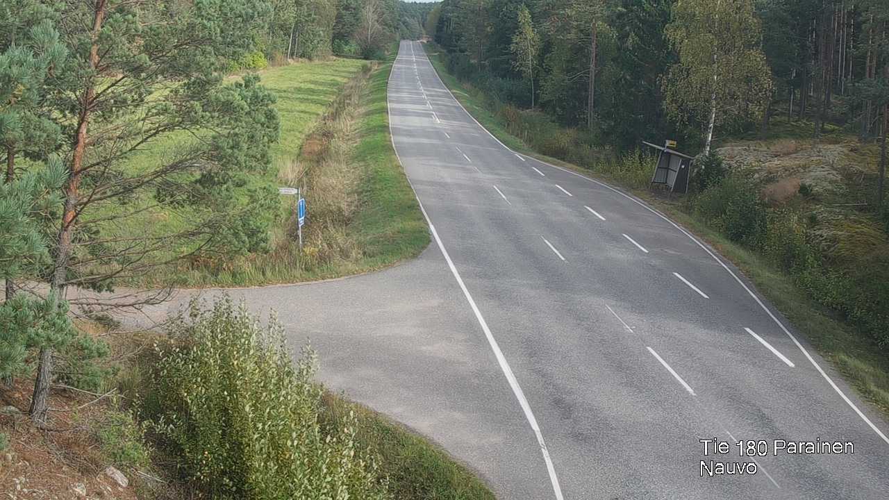 Weather Camera Image Road 180 Parainen, Nauvo, Galls, Parainen, Varsinais-Suomi