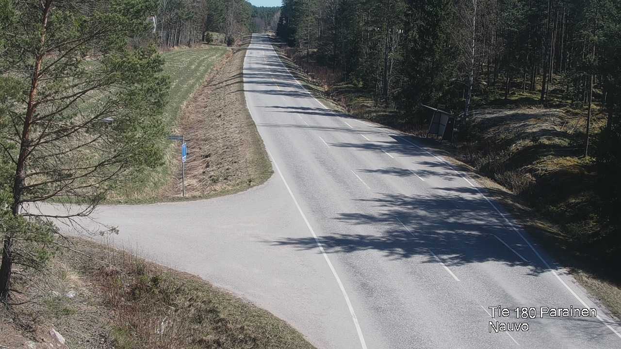 Weather Camera Image Road 180 Parainen, Nauvo, Galls, Parainen, Varsinais-Suomi