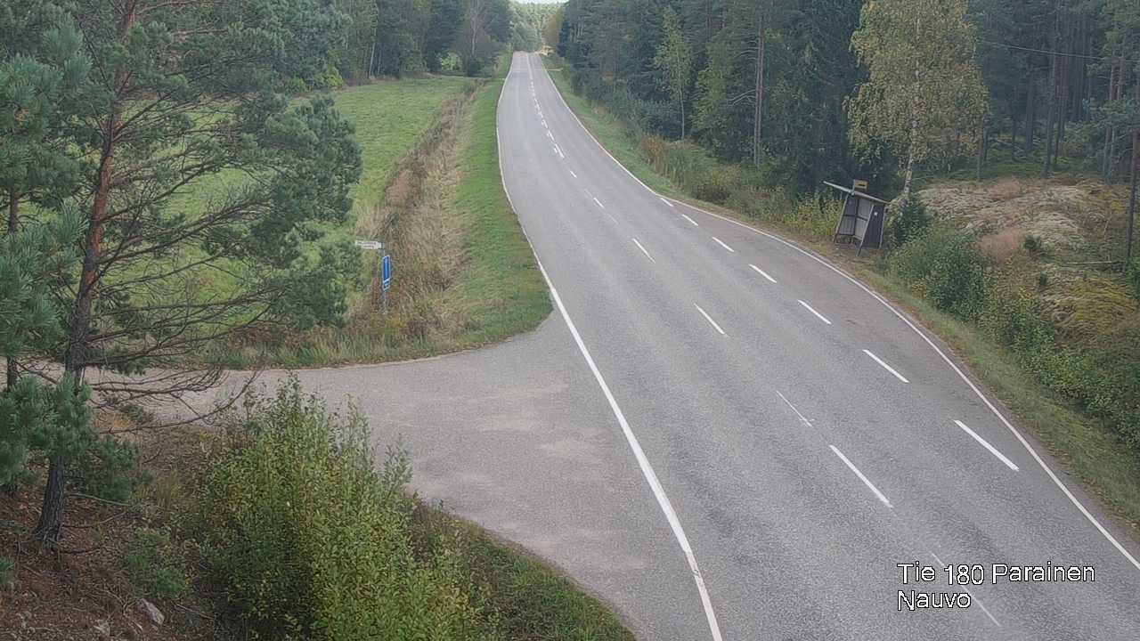 Weather Camera Image Road 180 Parainen, Nauvo, Galls, Parainen, Varsinais-Suomi