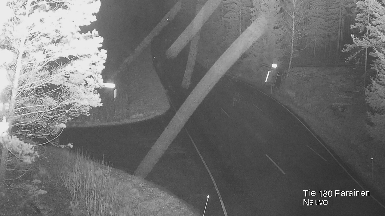 Weather Camera Image Väg 180 Pargas, Nagu, Galls, Parainen, Varsinais-Suomi