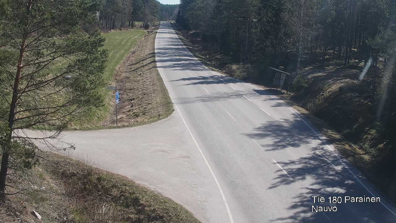 Weather Camera Image Road 180 Parainen, Nauvo, Galls, Parainen, Varsinais-Suomi