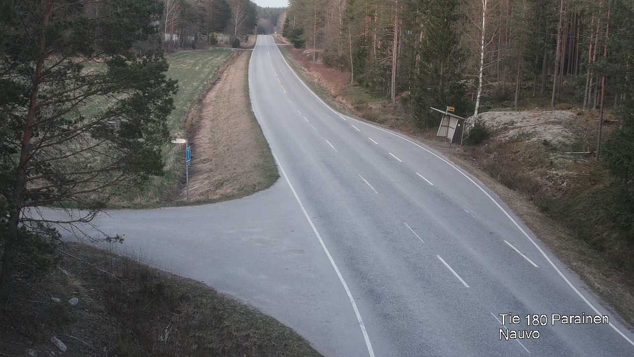 Weather Camera Image Road 180 Parainen, Nauvo, Galls, Parainen, Varsinais-Suomi