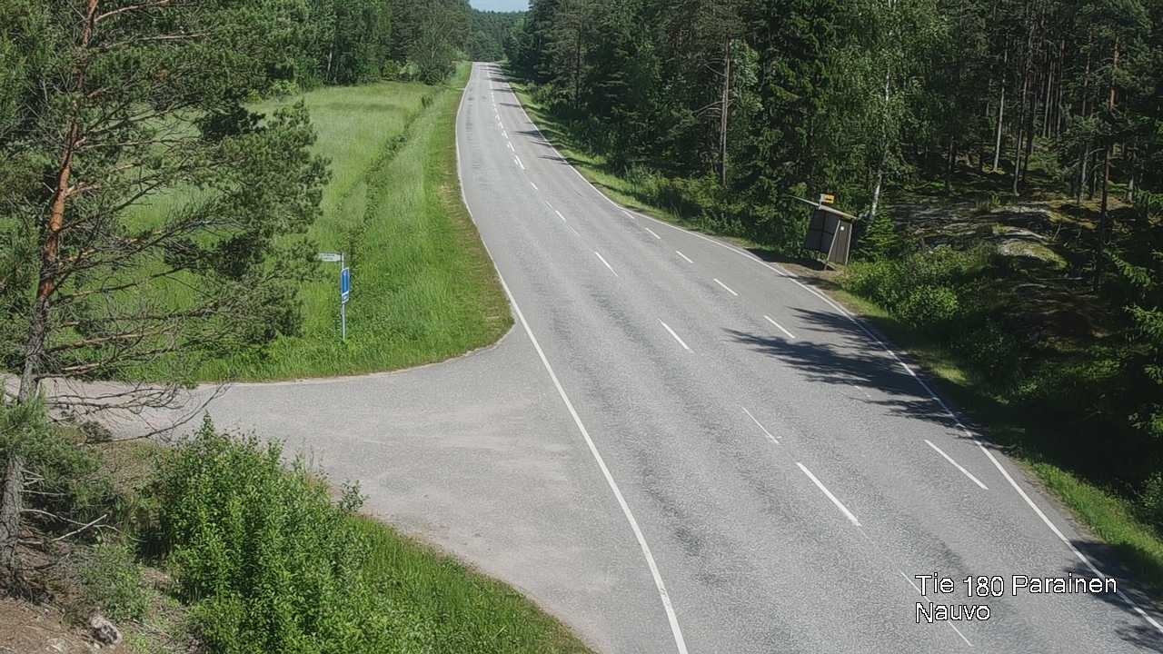 Weather Camera Image Road 180 Parainen, Nauvo, Galls, Parainen, Varsinais-Suomi