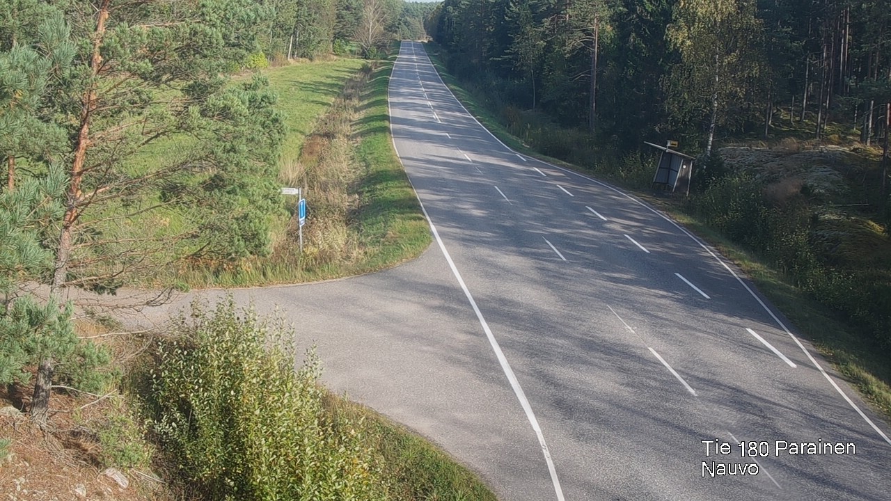 Weather Camera Image Road 180 Parainen, Nauvo, Galls, Parainen, Varsinais-Suomi