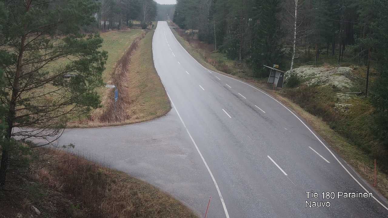 Weather Camera Image Väg 180 Pargas, Nagu, Galls, Parainen, Varsinais-Suomi