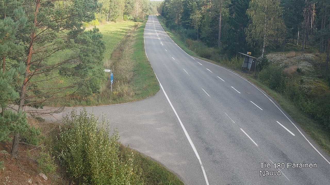 Weather Camera Image Road 180 Parainen, Nauvo, Galls, Parainen, Varsinais-Suomi