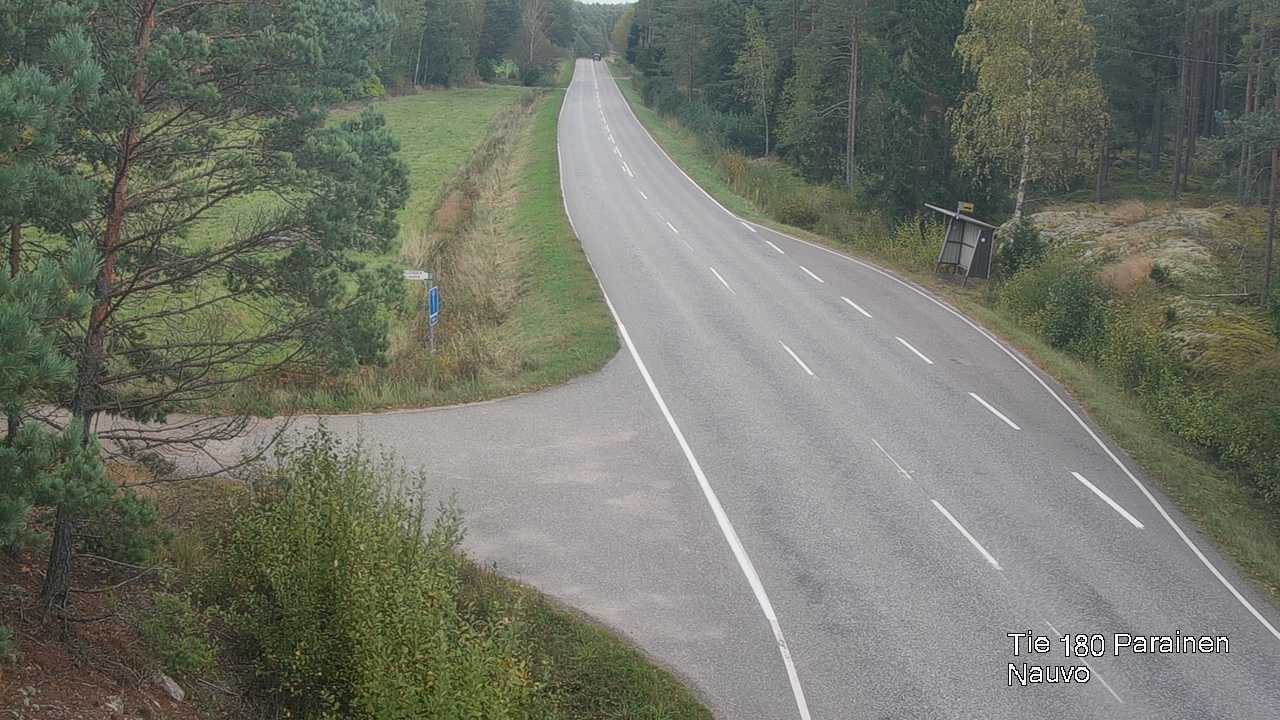 Weather Camera Image Road 180 Parainen, Nauvo, Galls, Parainen, Varsinais-Suomi