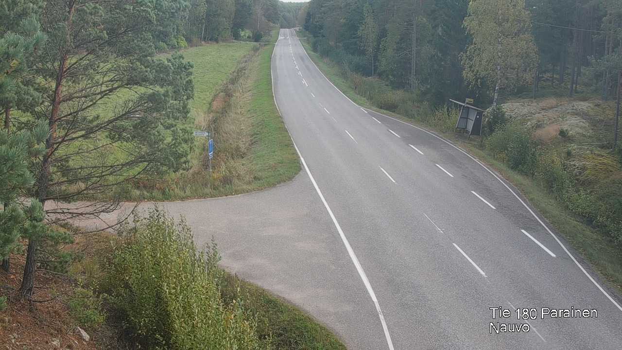 Weather Camera Image Road 180 Parainen, Nauvo, Galls, Parainen, Varsinais-Suomi