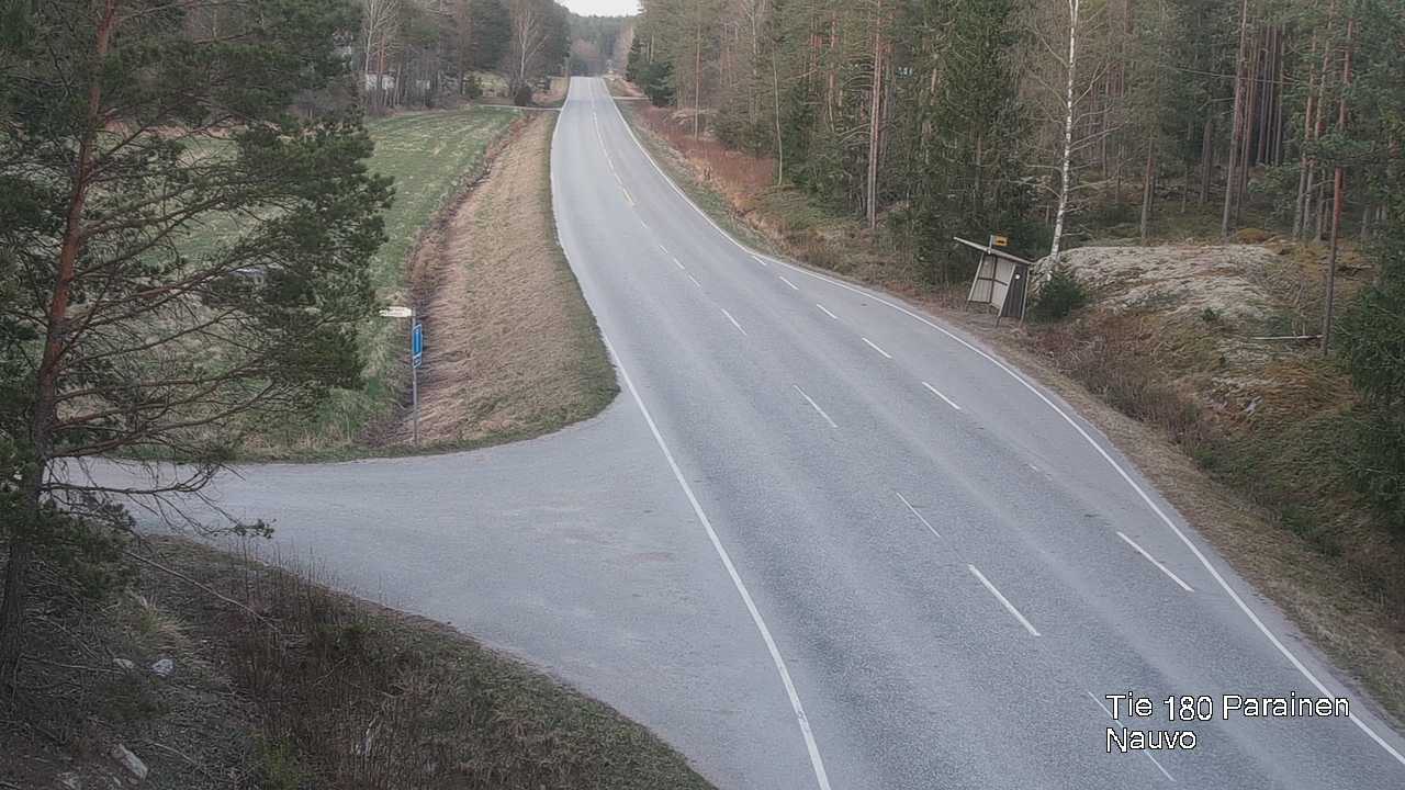 Weather Camera Image Road 180 Parainen, Nauvo, Galls, Parainen, Varsinais-Suomi