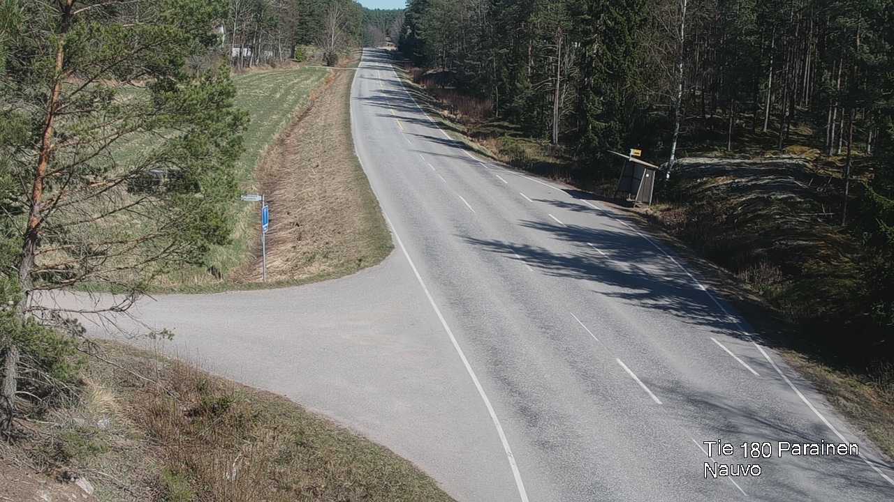 Weather Camera Image Road 180 Parainen, Nauvo, Galls, Parainen, Varsinais-Suomi