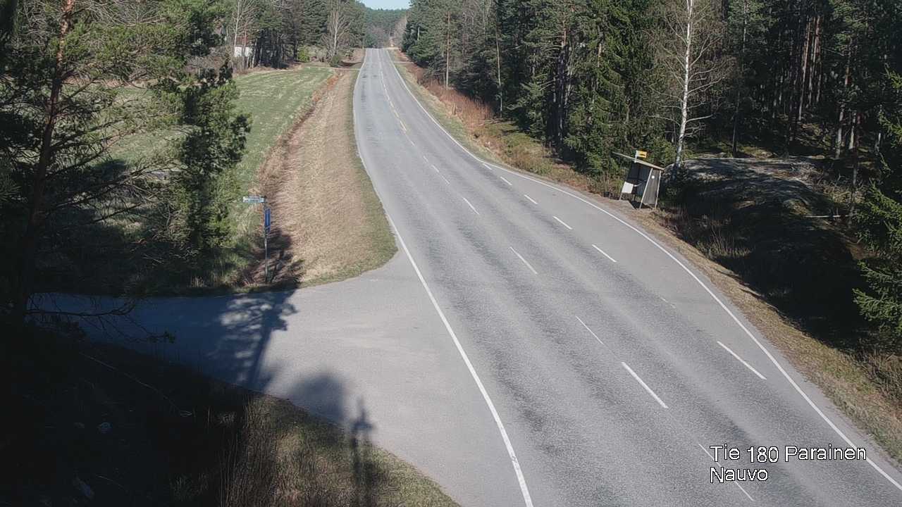 Weather Camera Image Road 180 Parainen, Nauvo, Galls, Parainen, Varsinais-Suomi