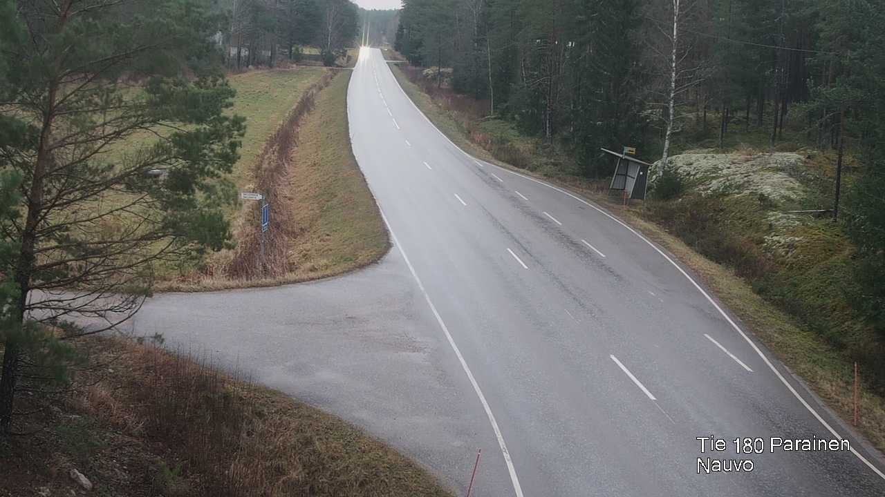 Weather Camera Image Väg 180 Pargas, Nagu, Galls, Parainen, Varsinais-Suomi