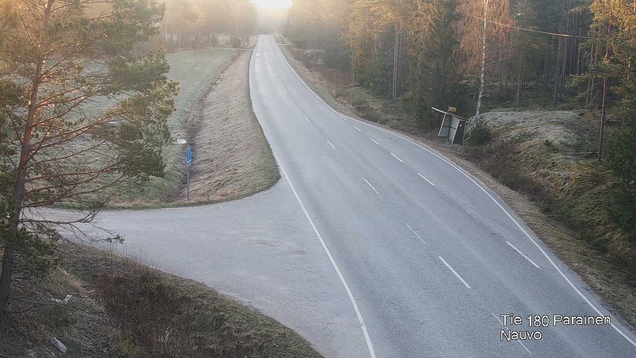 Weather Camera Image Road 180 Parainen, Nauvo, Galls, Parainen, Varsinais-Suomi