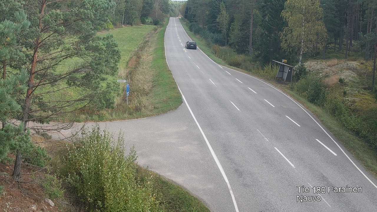 Weather Camera Image Road 180 Parainen, Nauvo, Galls, Parainen, Varsinais-Suomi