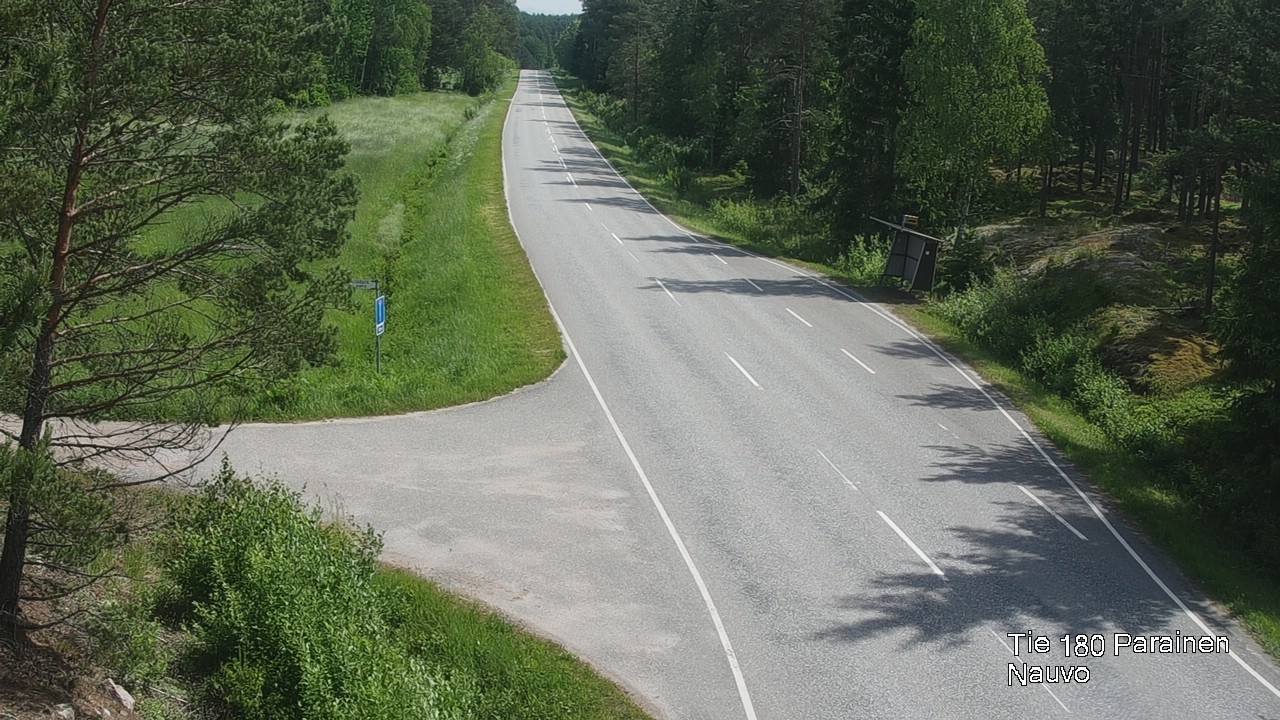 Weather Camera Image Road 180 Parainen, Nauvo, Galls, Parainen, Varsinais-Suomi