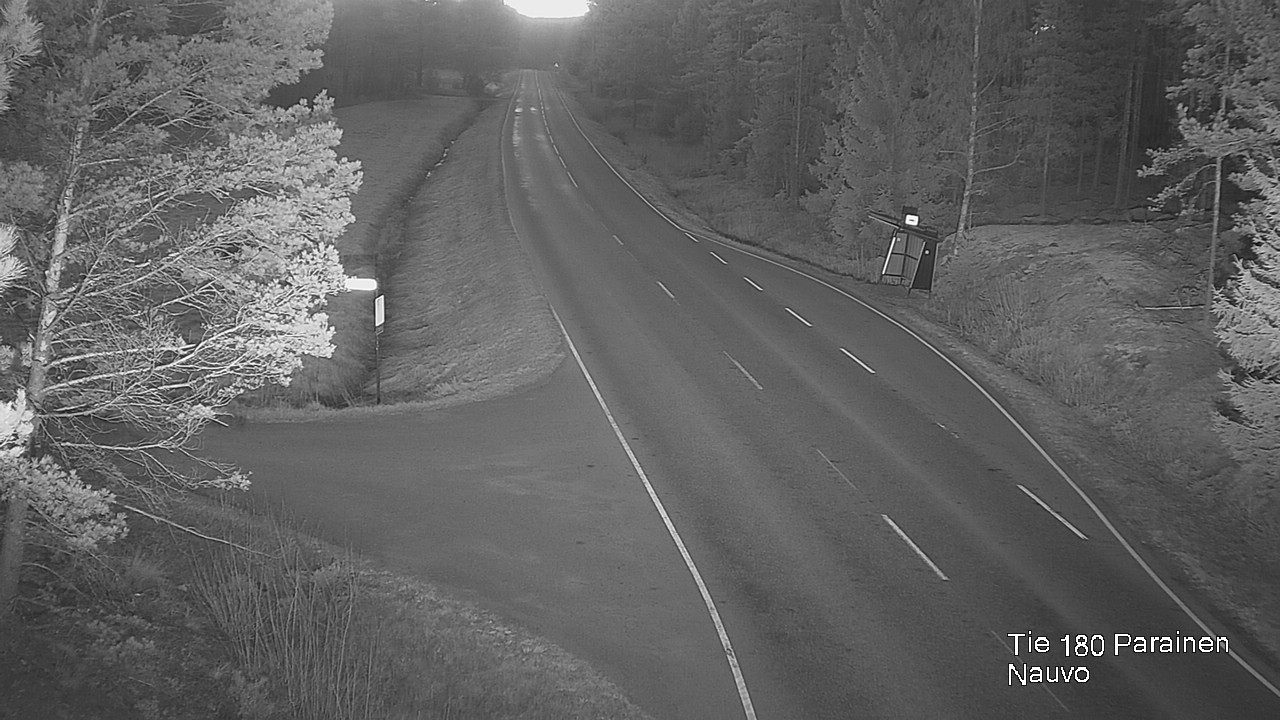 Weather Camera Image Road 180 Parainen, Nauvo, Galls, Parainen, Varsinais-Suomi