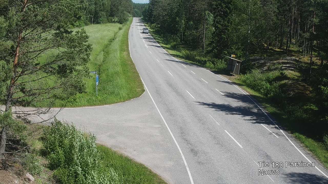 Weather Camera Image Road 180 Parainen, Nauvo, Galls, Parainen, Varsinais-Suomi